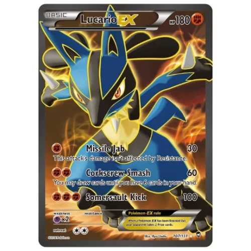 Lucario EX (107 Full Art) - Furious Fists